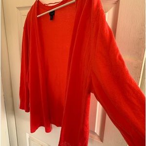 Worthington woman 2X acrylic lightweight pink cardigan half sleeve comfy